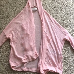 Abercrombie kids pink cardigan